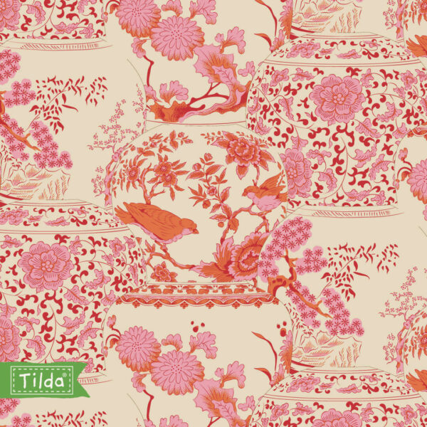 100460 Tilda Chic Escape Vase Collection Pink